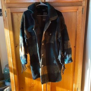 Nasty gal jacket with fringe